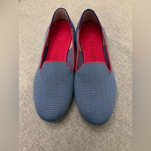Rothy’s Loafers in blue/green/pink
